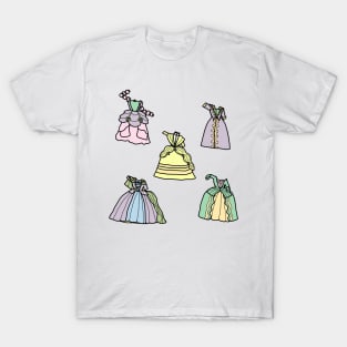 Five Rococo Dresses T-Shirt